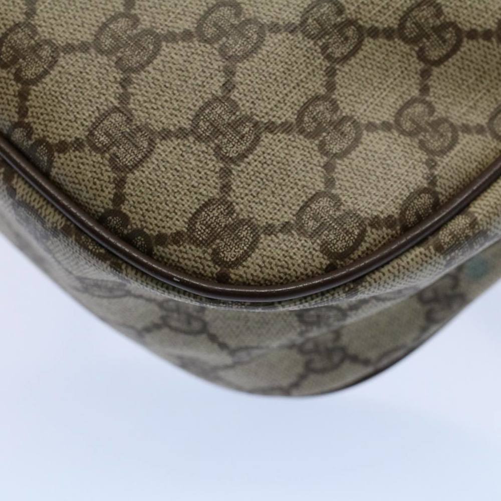 GUCCI GG Canvas Web Sherry Line Shoulder Bag Beige Red 89 02 032 Auth yk8711 - Picture 15 of 16